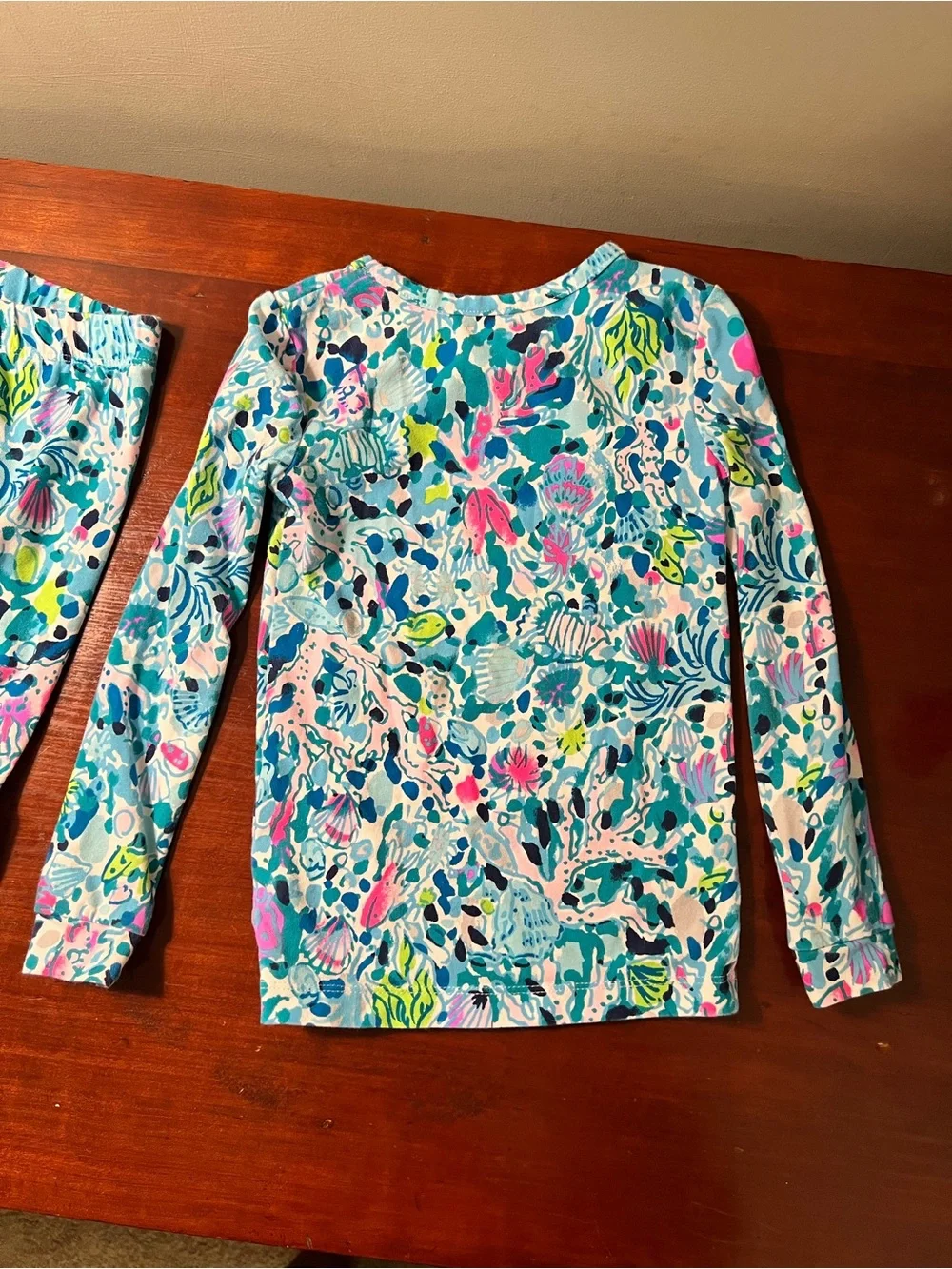 Lilly Pulitzer Dive Bar long pajamas girls size 4
